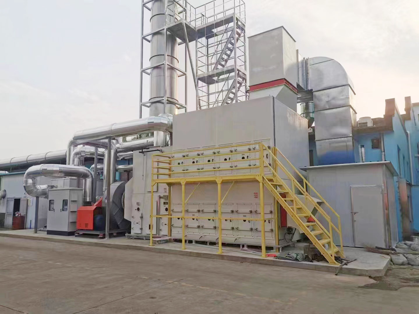 沸石轉輪+CO廢氣處理設備效果